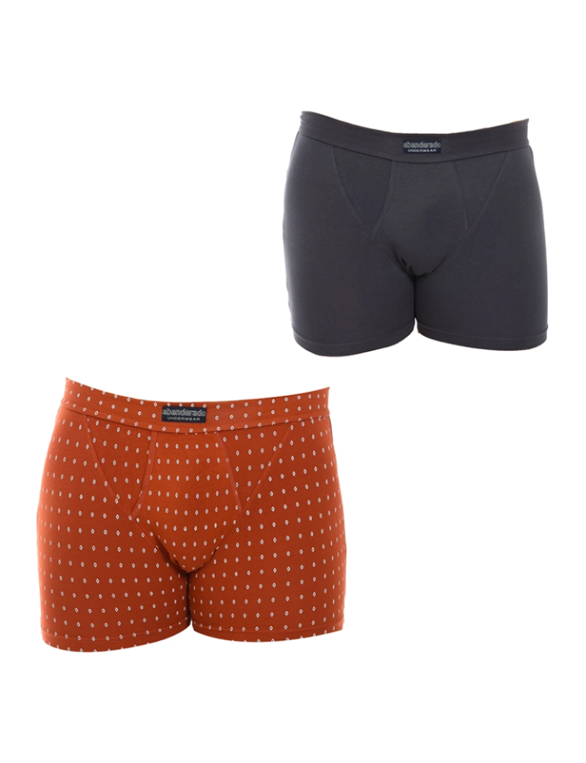 Abanderado - Boxers Laranja e Cinza