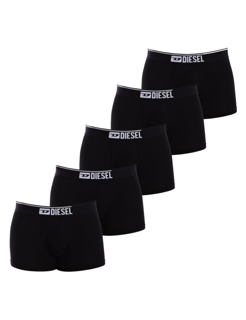 Diesel - Pacote-5 boxers elásticos de algodão masculino 00SUAG-0GDAC