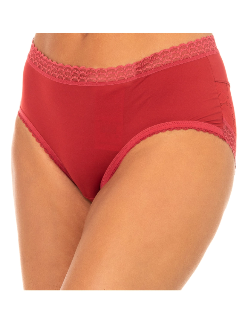 Playtex - Calcinha Elegance com renda nas costas P07I4 mulher