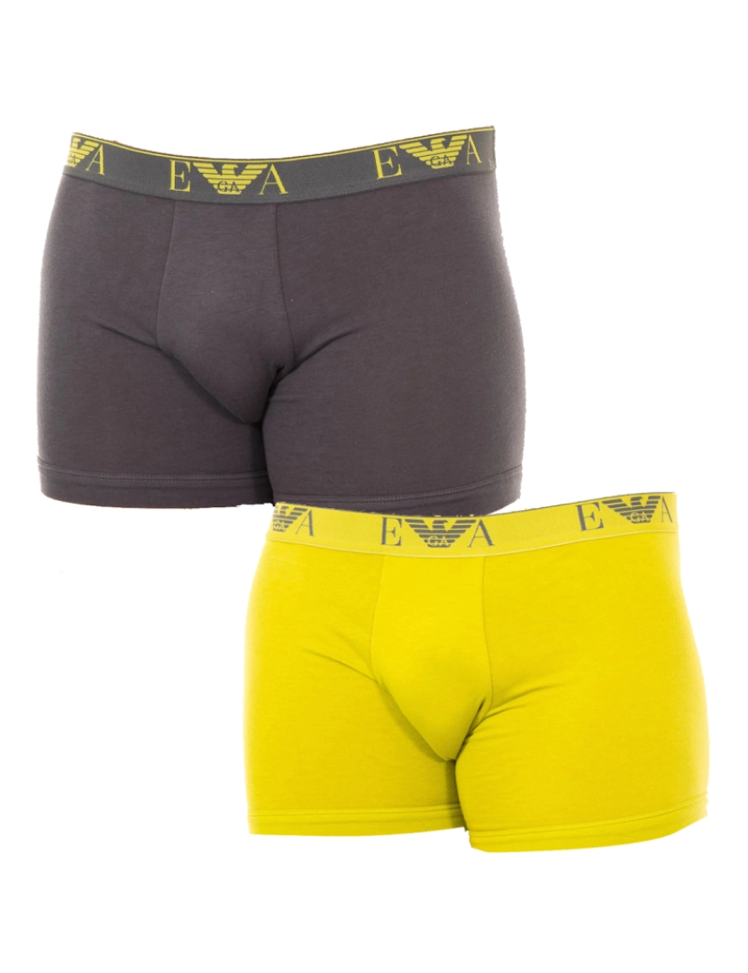 Emporio Armani Underwear - Pack-2 Boxers tecido respirável e frente anatômica 111268-5A715 homem