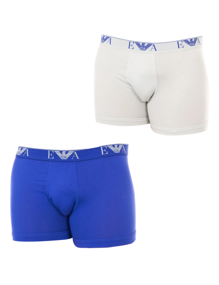 Emporio Armani Underwear - Pack-2 Boxers tecido respirável e frente anatômica 111268-5A715 homem