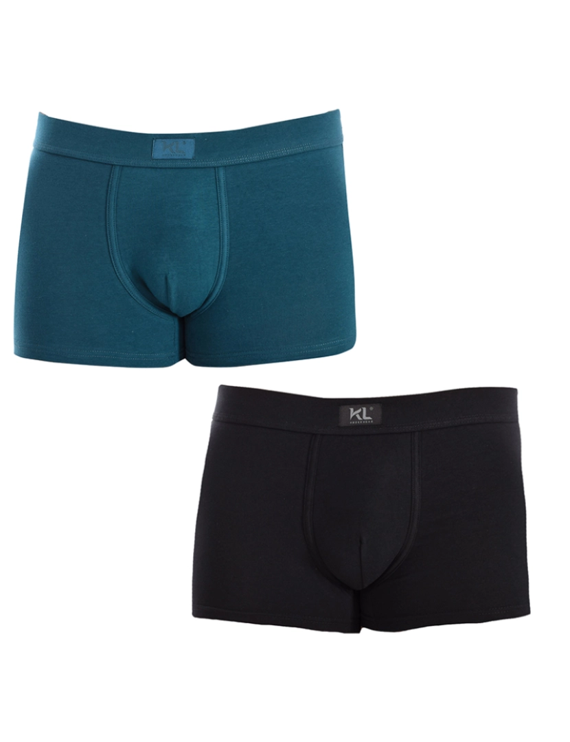 Kisses and Love - Pack 2 Boxers Homem Preto e Verde