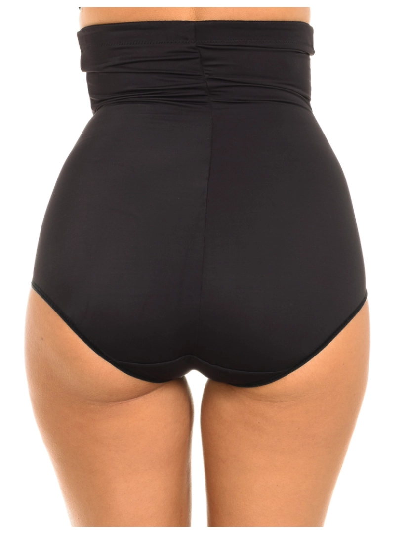 imagem de Calcinha modeladora de cintura alta com faixa de silicone DM5000 feminina3