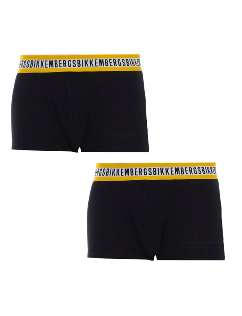 Bikkembergs underwear - Pack-2 Boxers Fashion Tape anatômico frontal homem