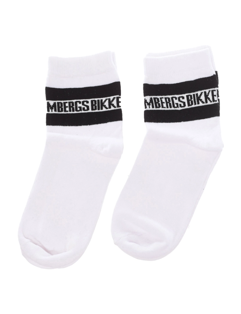 Bikkembergs underwear - Pack-2 Quarter Meias Mid-Rise Masculino