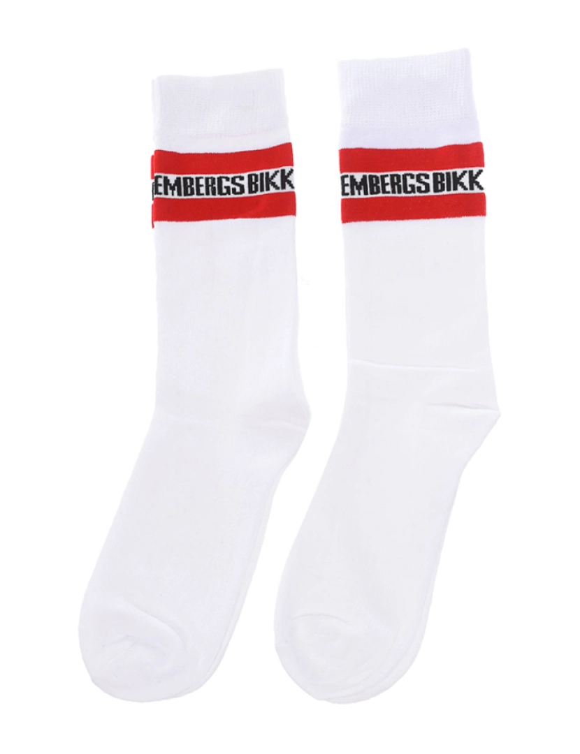 Bikkembergs underwear - Pack-2 Meias Tênis Long Cane Masculino