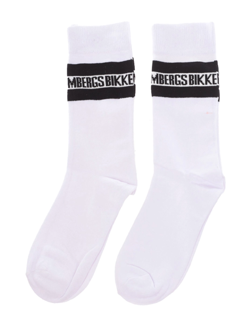 Bikkembergs underwear - Pack-2 Meias Tênis Long Cane Masculino