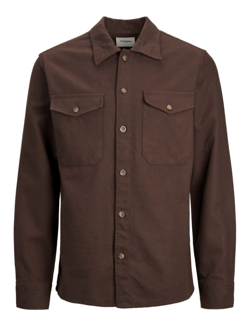 Jack & Jones - Jack & Jones Eddie Overshirt  Marrom