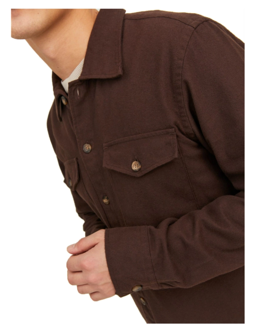 imagem de Jack & Jones Eddie Overshirt  Marrom3