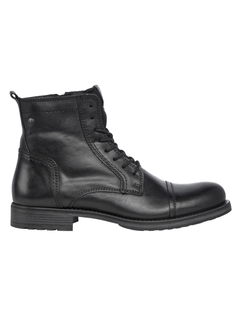 Jack & Jones - Jack & Jones Russel Leather Boot Negro