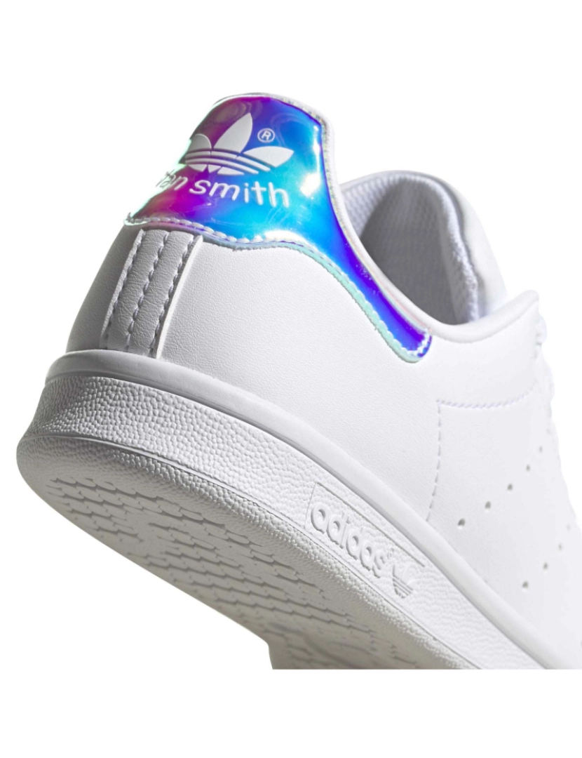 imagem de Tênis Adidas Original Stan Smith J Ftwrwhi Ftwr Branco/Ftwr Branco/Prata Met.5