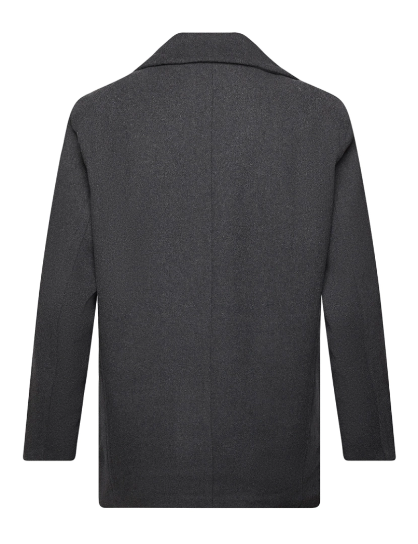 imagem de Jack & Jones Captain Wool Peacoat Jacket Cinza3