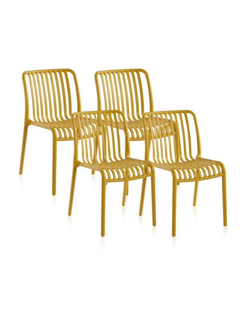 imagem de Pack 4 sillas Jaime Mostaza 58 x 80 x cm2
