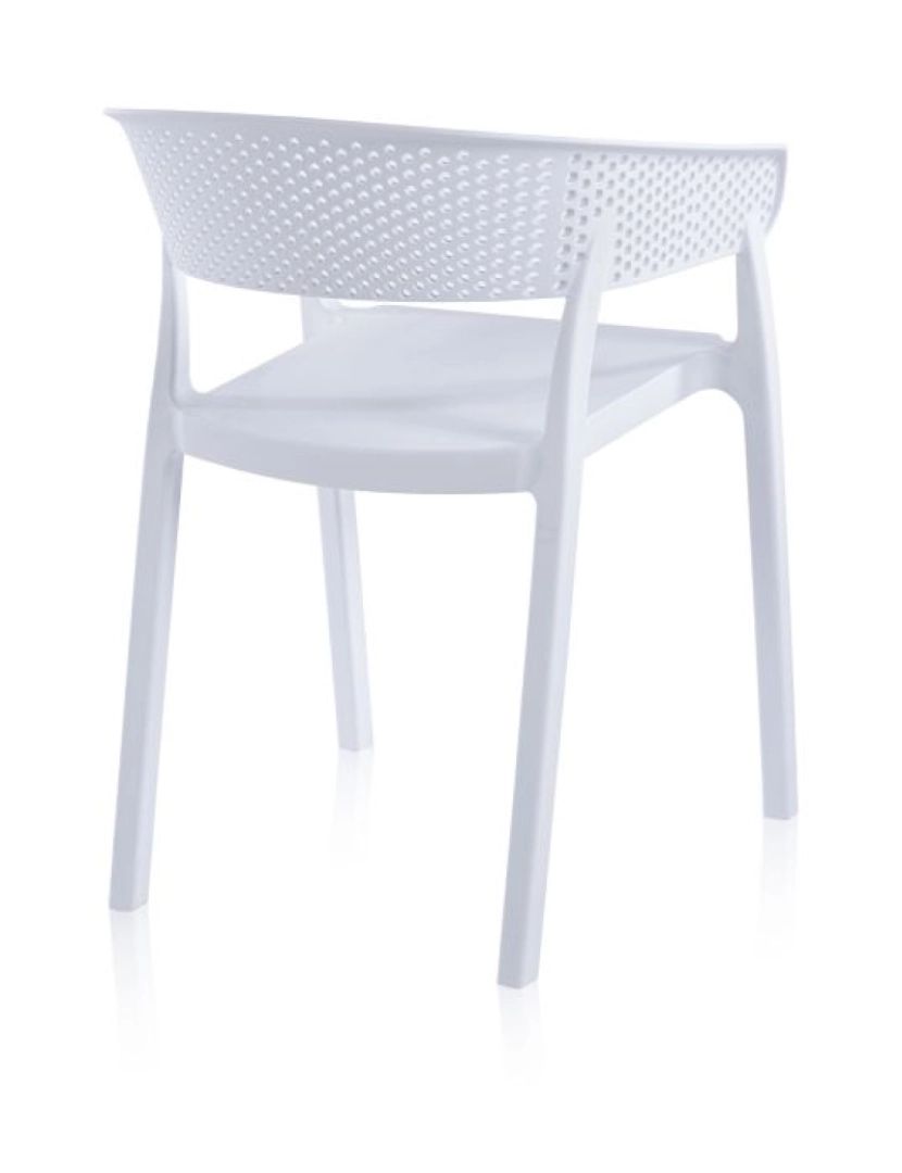 imagem de Pack 4 sillas de comedor Diza Blanco 54 x 73,5 x cm4