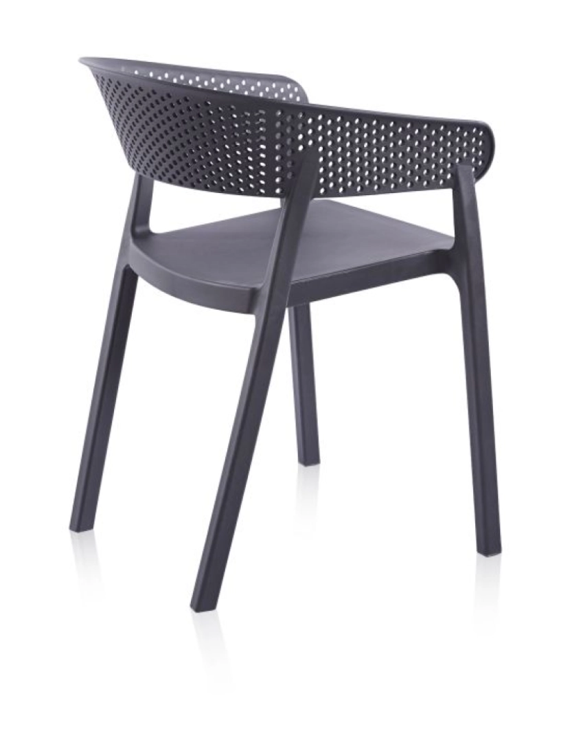 imagem de Pack 4 sillas de comedor Diza Antracita 54 x 73,5 x cm4