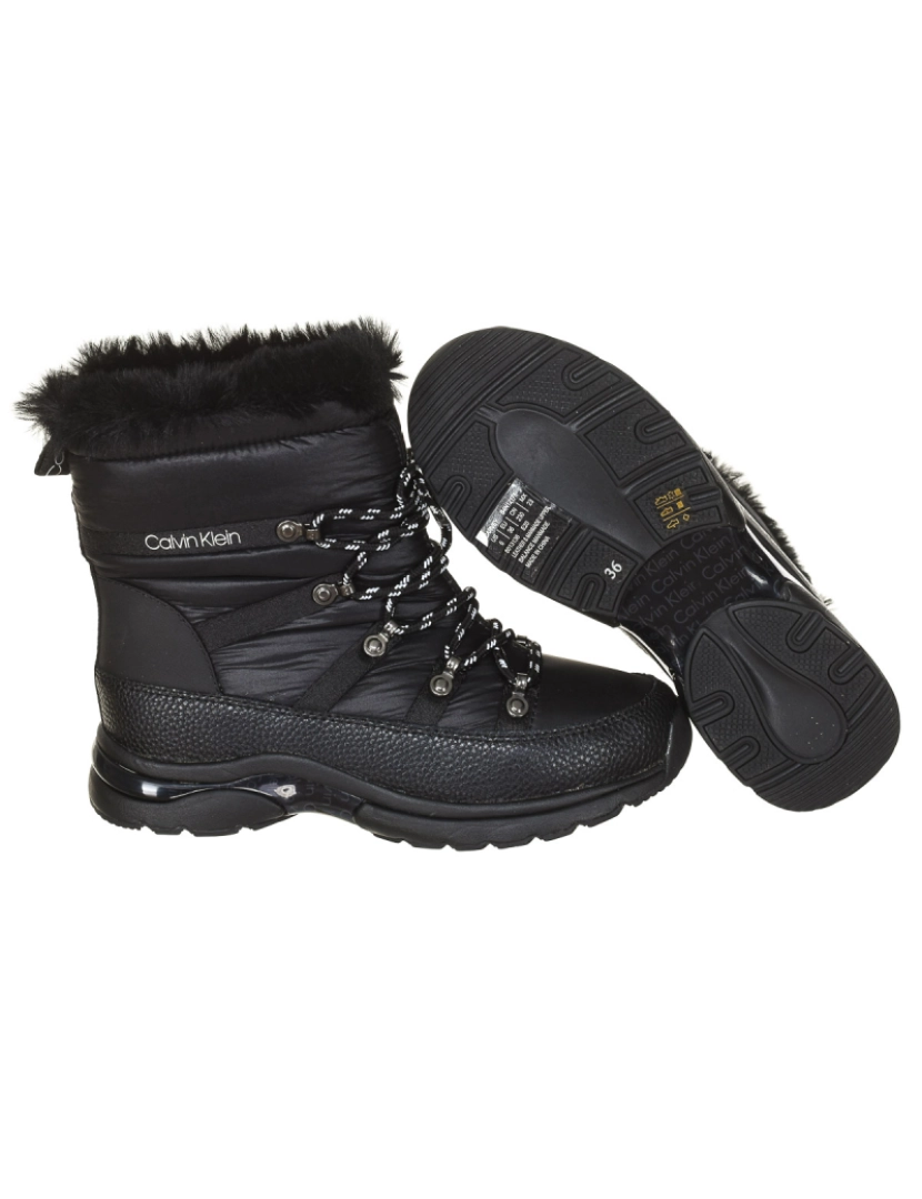 imagem de Botins com acabamento fosco e sola antiderrapante Carvey B4N12175 mulher3