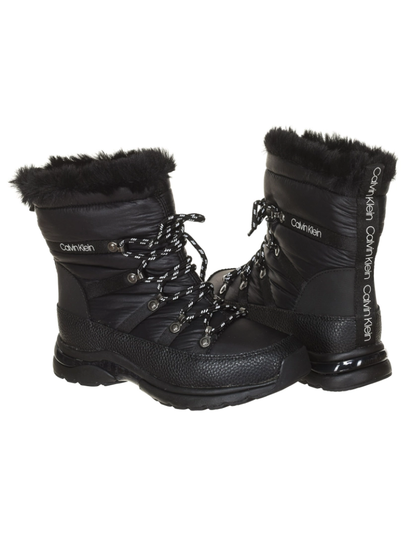 imagem de Botins com acabamento fosco e sola antiderrapante Carvey B4N12175 mulher4