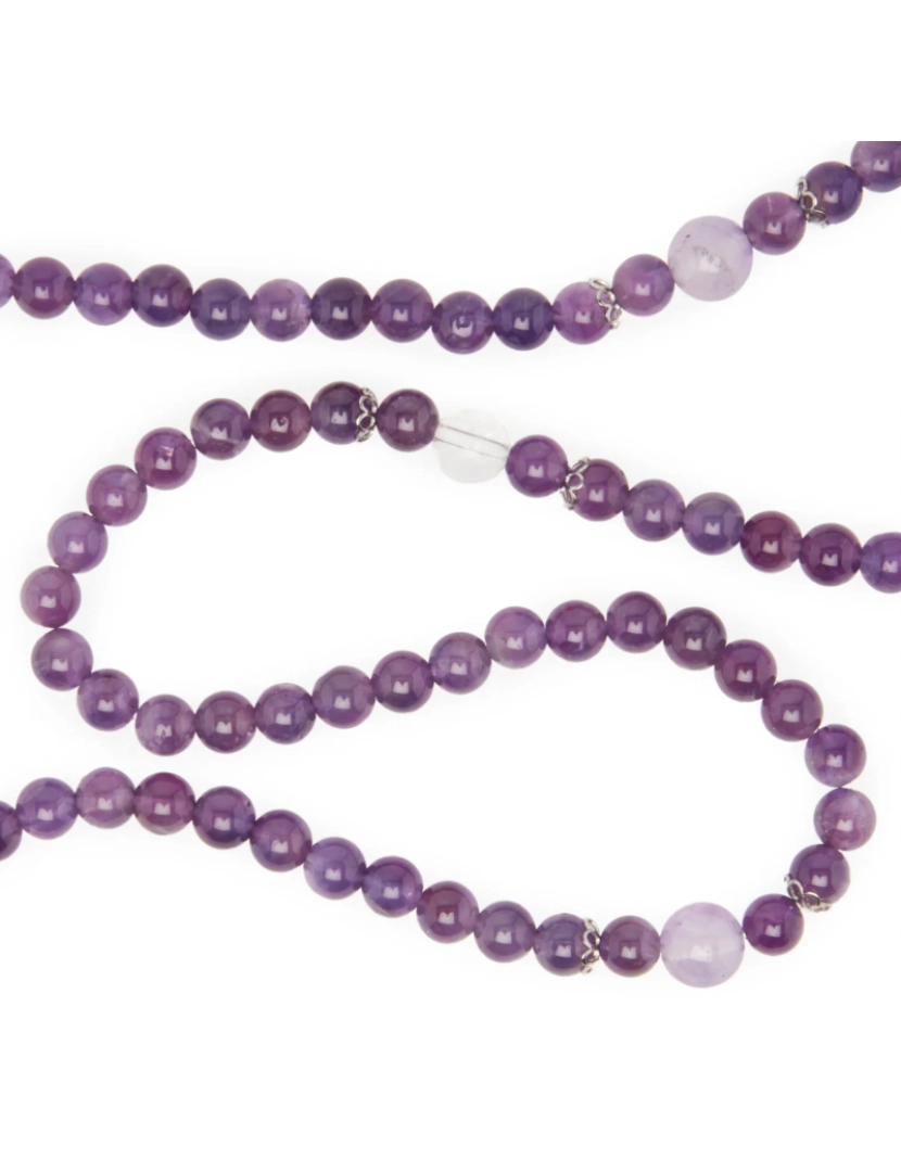 imagem de Amethyst Mala Pulseira budista1