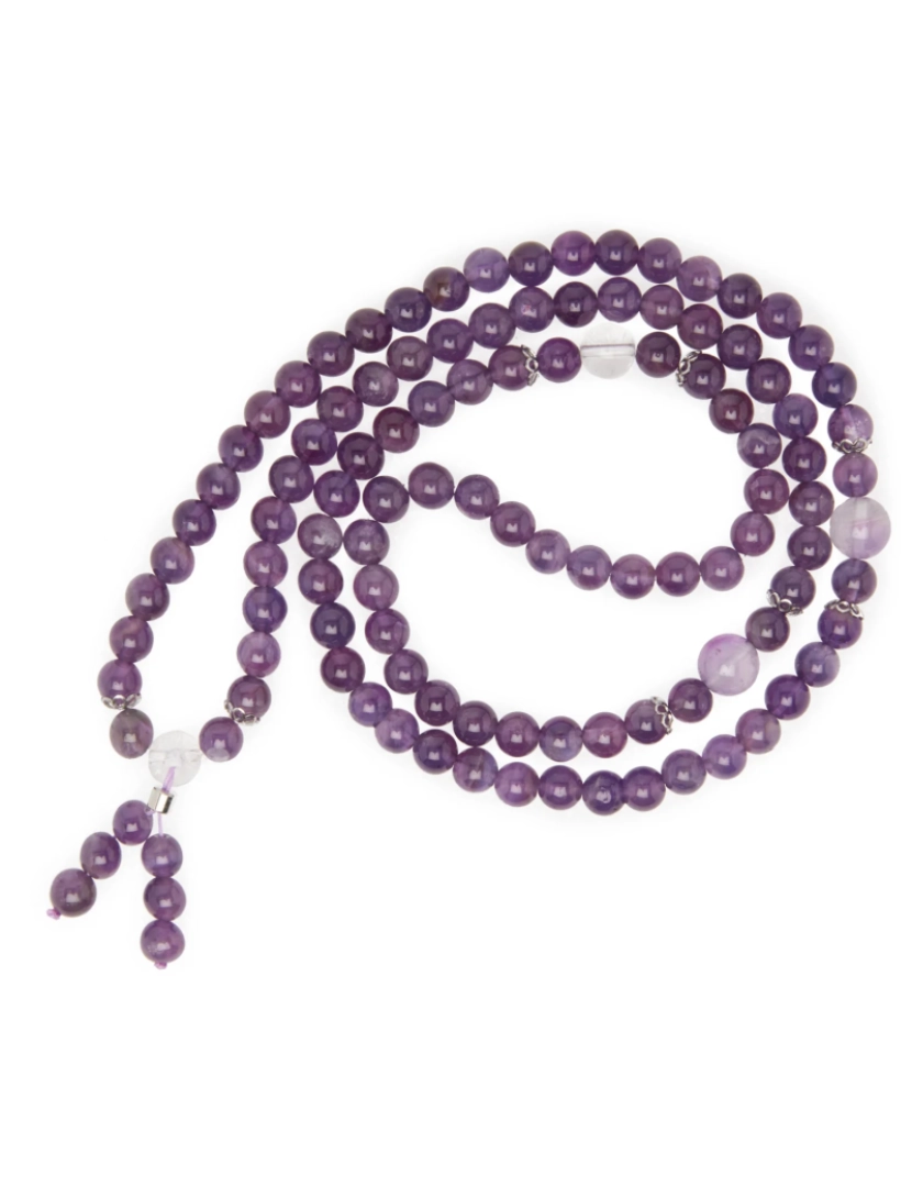 imagem de Amethyst Mala Pulseira budista5