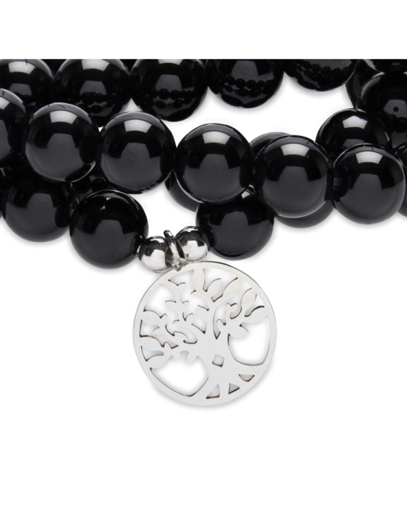 Karma Yoga Shop - Pulseira de ancoragem de Mala Onyx