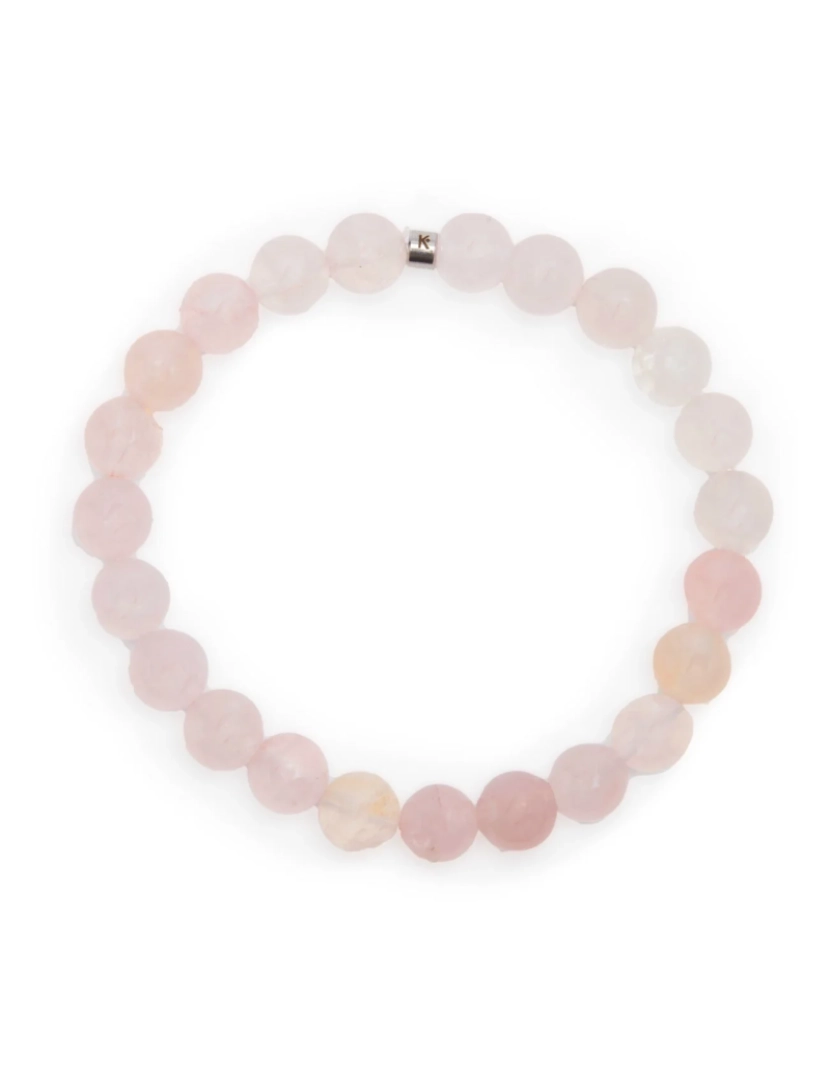 Karma Yoga Shop - Pulseira de energia de quartzo rosa