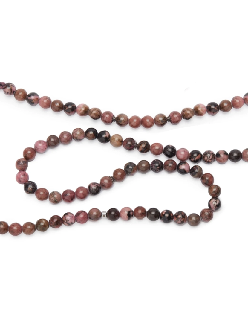 imagem de Mala Pulseira Emotion Control 108 Beads Rhodonite3