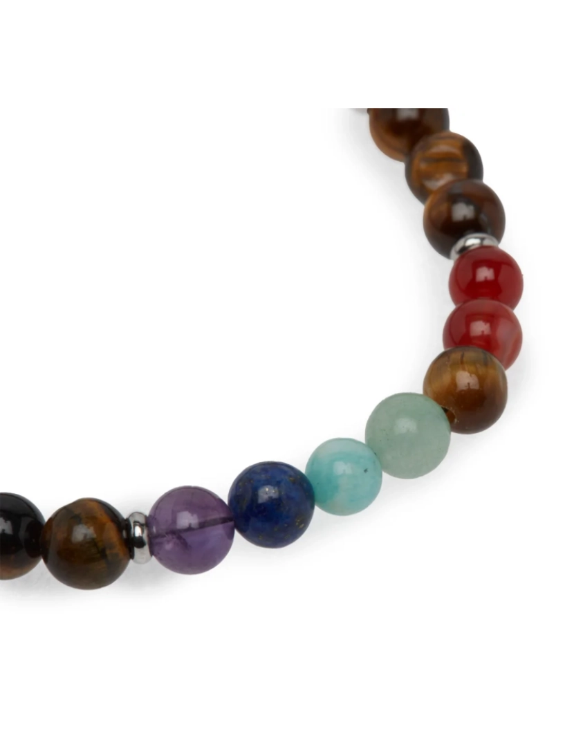 imagem de Pulseira de criança 7 Chakras Self Trust Tiger Eye1