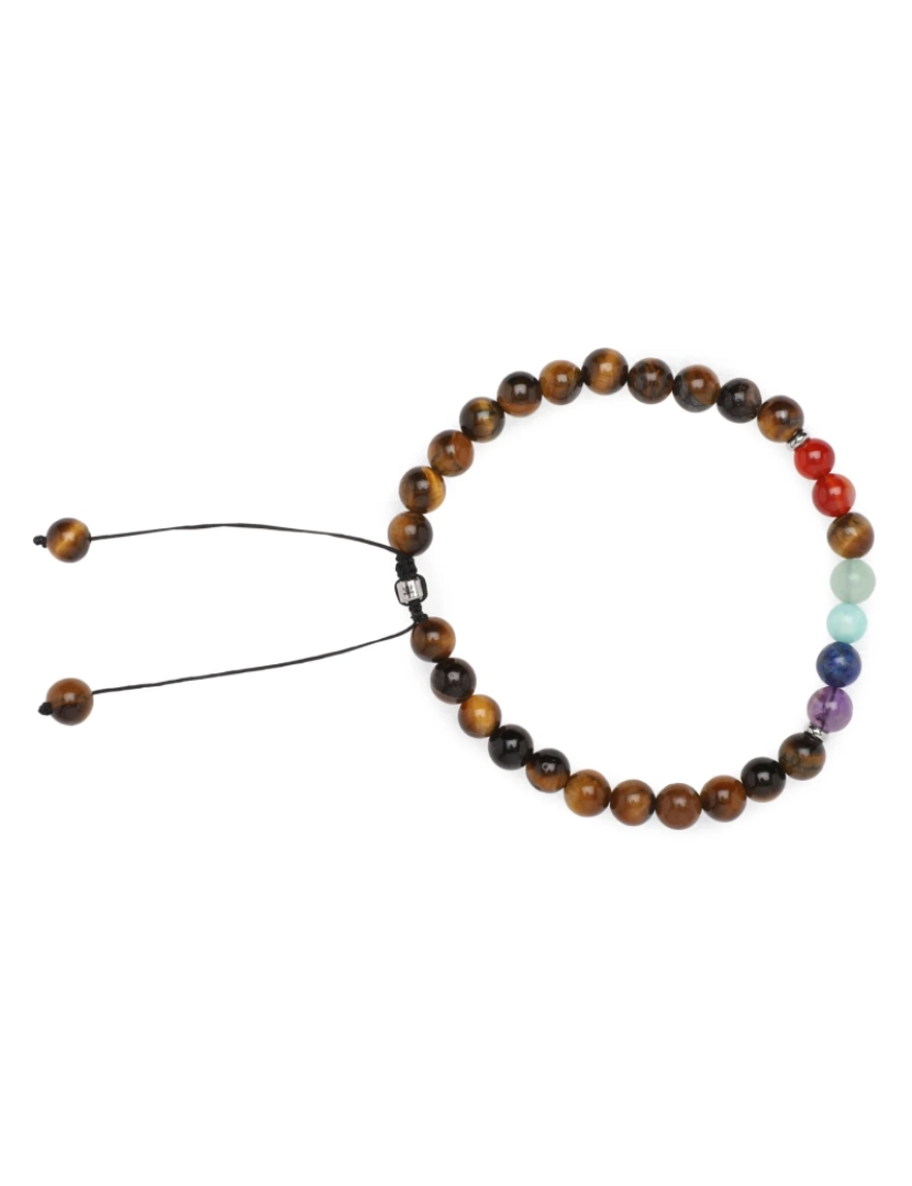 imagem de Pulseira de criança 7 Chakras Self Trust Tiger Eye4