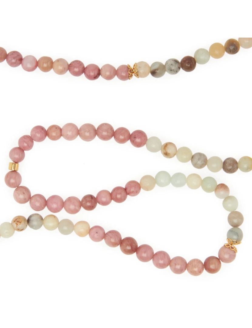 imagem de Mala Ocean Pulseira Amazonita & Rhodochrosite5