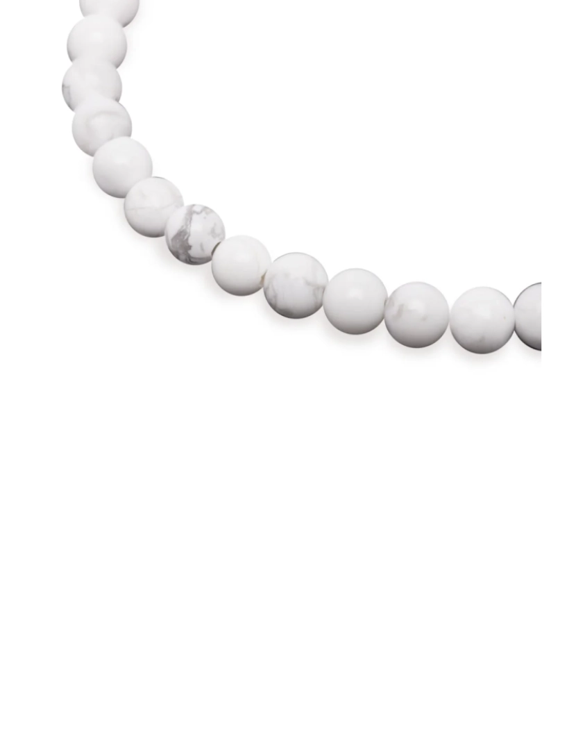 Karma Yoga Shop - Mini pulseira de energia Howlite Branco