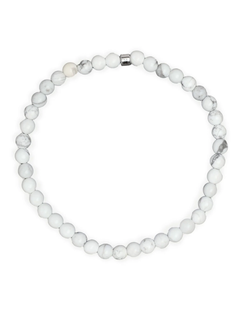 imagem de Mini pulseira de energia Howlite Branco5