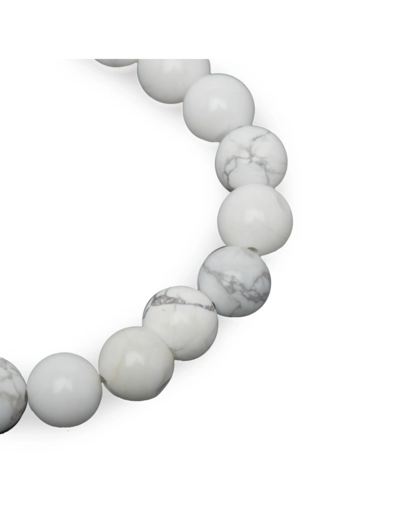 imagem de Pulseira de Energia Howlite Branco5