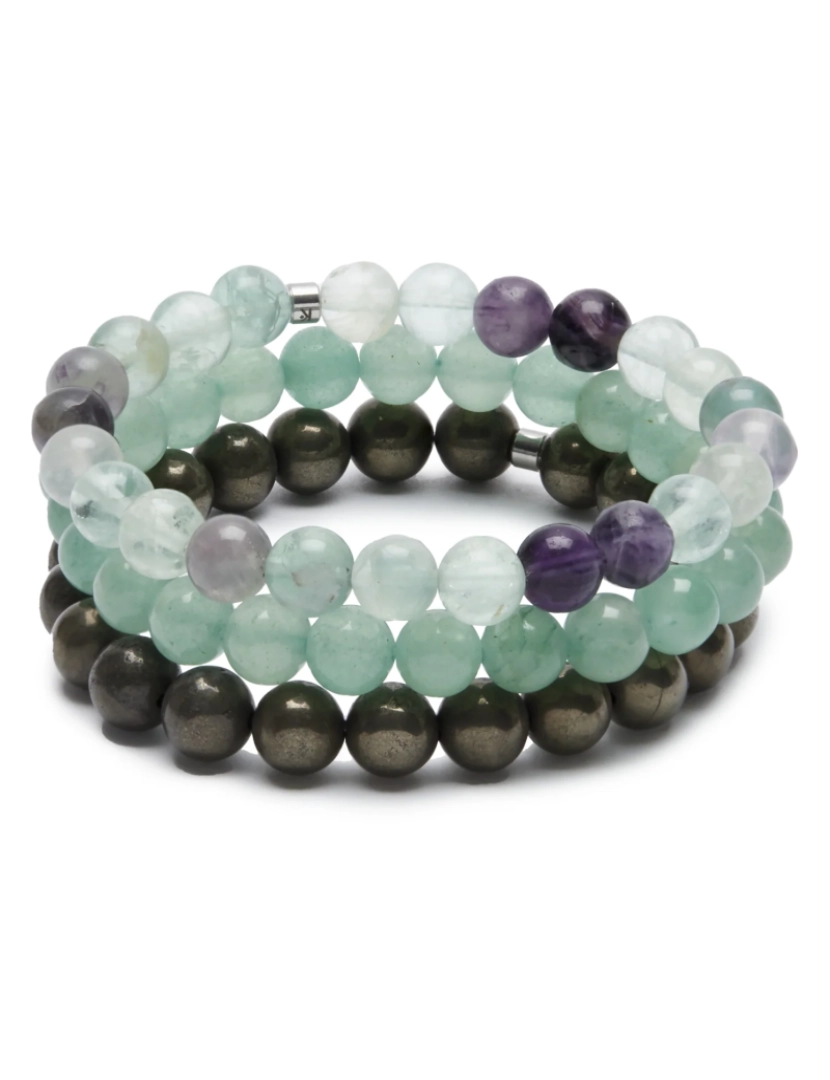 Karma Yoga Shop - Triplo Pulseiras Energia Abondance