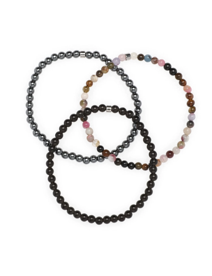 Karma Yoga Shop - Conjunto de 3 Mini Pulseiras Segurança