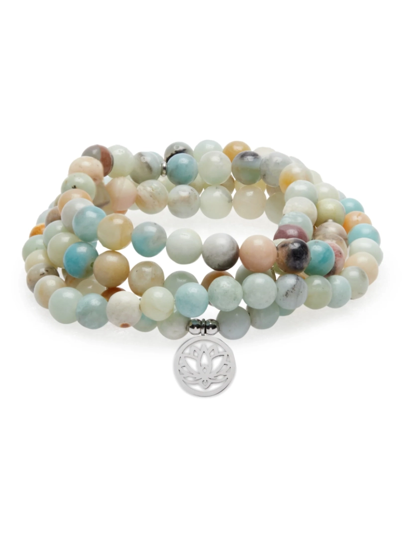 Karma Yoga Shop - Pulseira Lotus Mala de 108 contas amazônicas