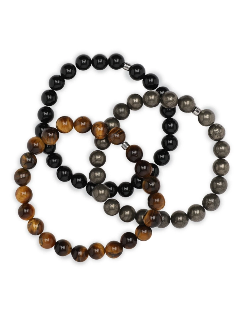 Karma Yoga Shop - Triplo Pulseiras Energia Confiança