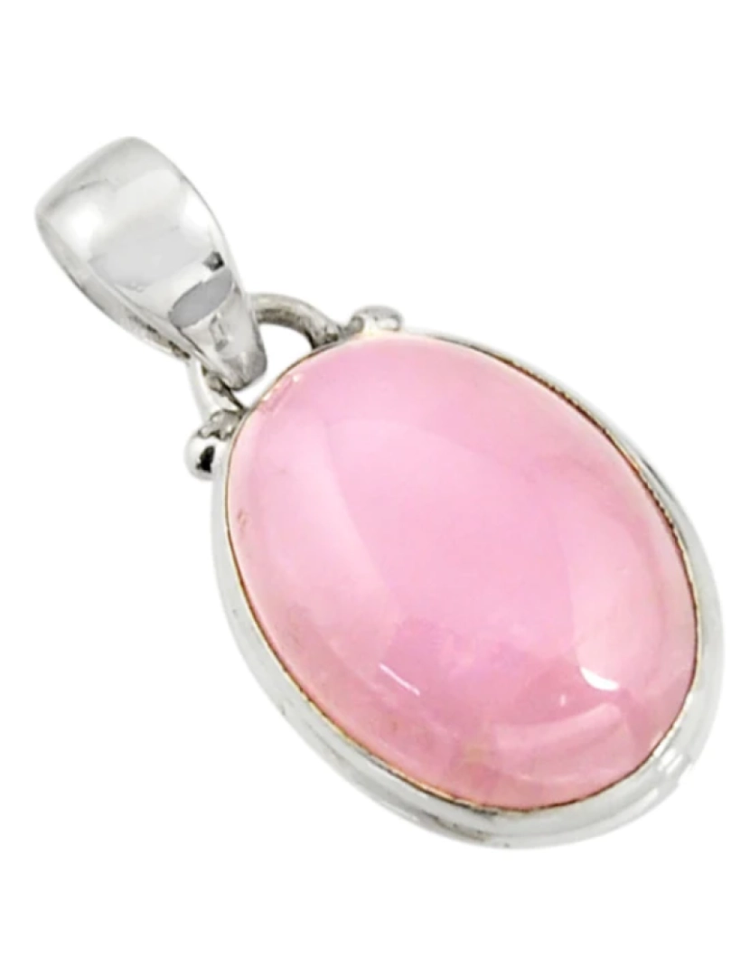 Karma Yoga Shop - Colar e Pendant Coração Tendress em quartzo rosa e prata 925