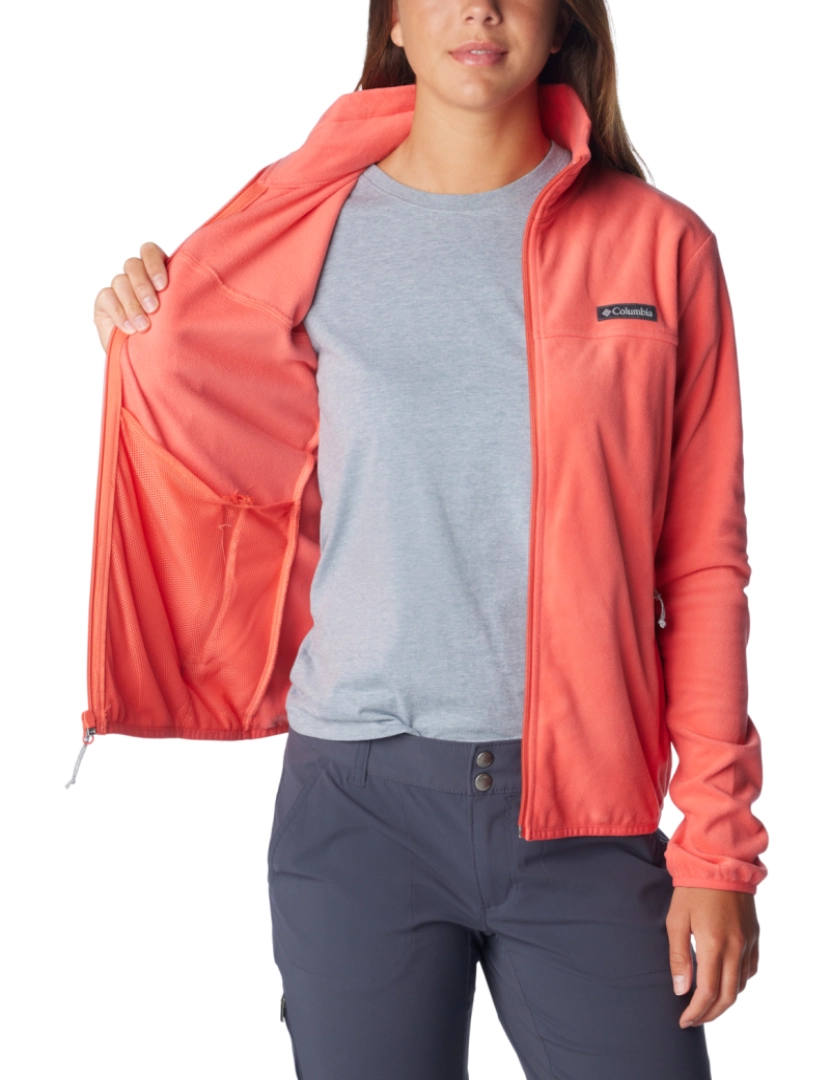 imagem de Ali Peak Full Zip Fleece, Rosa Foge2