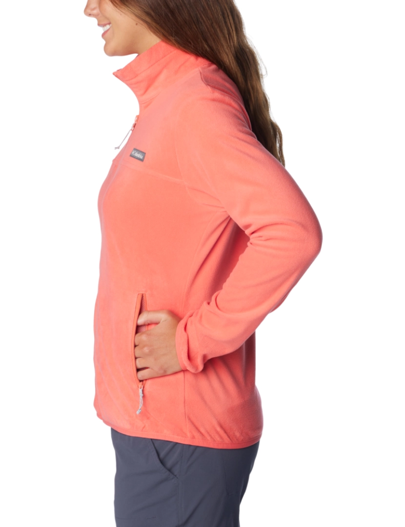 imagem de Ali Peak Full Zip Fleece, Rosa Foge3