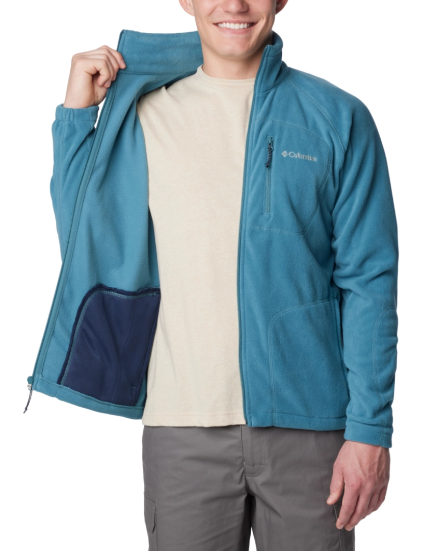 imagem de Fast Trek Ii Full Zip Fleece, Blue Fleece2