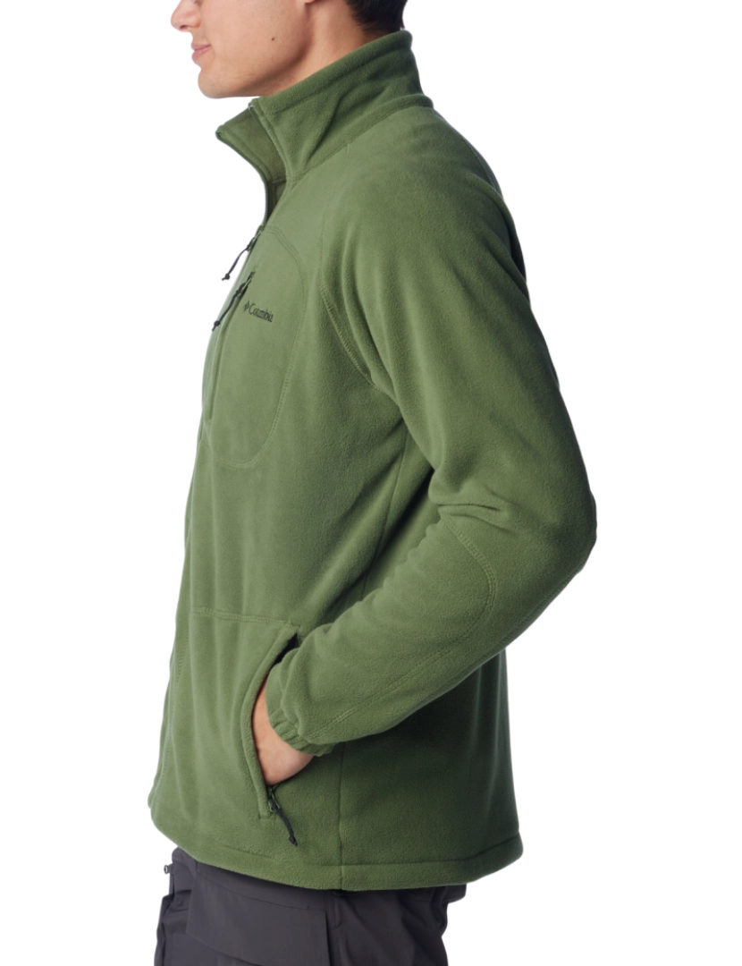 imagem de Fast Trek Ii Full Zip Fleece, Green Fleece3