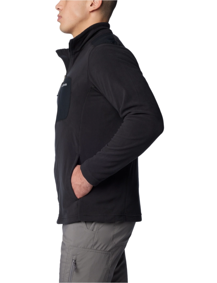 imagem de Klamath Range Full Zip Fleece, Black Fleece2