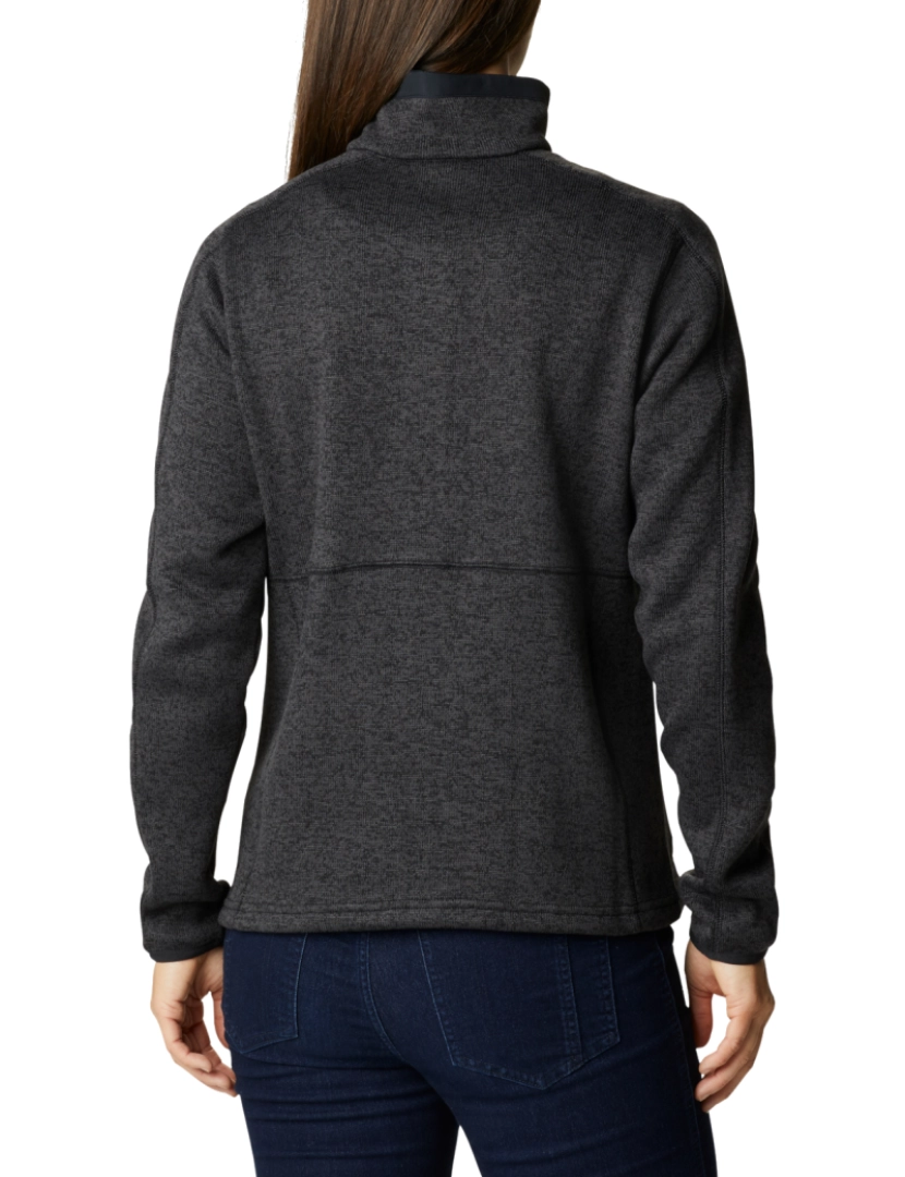 imagem de Tempo de camisola Full Zip Fleece, Black Fleece3