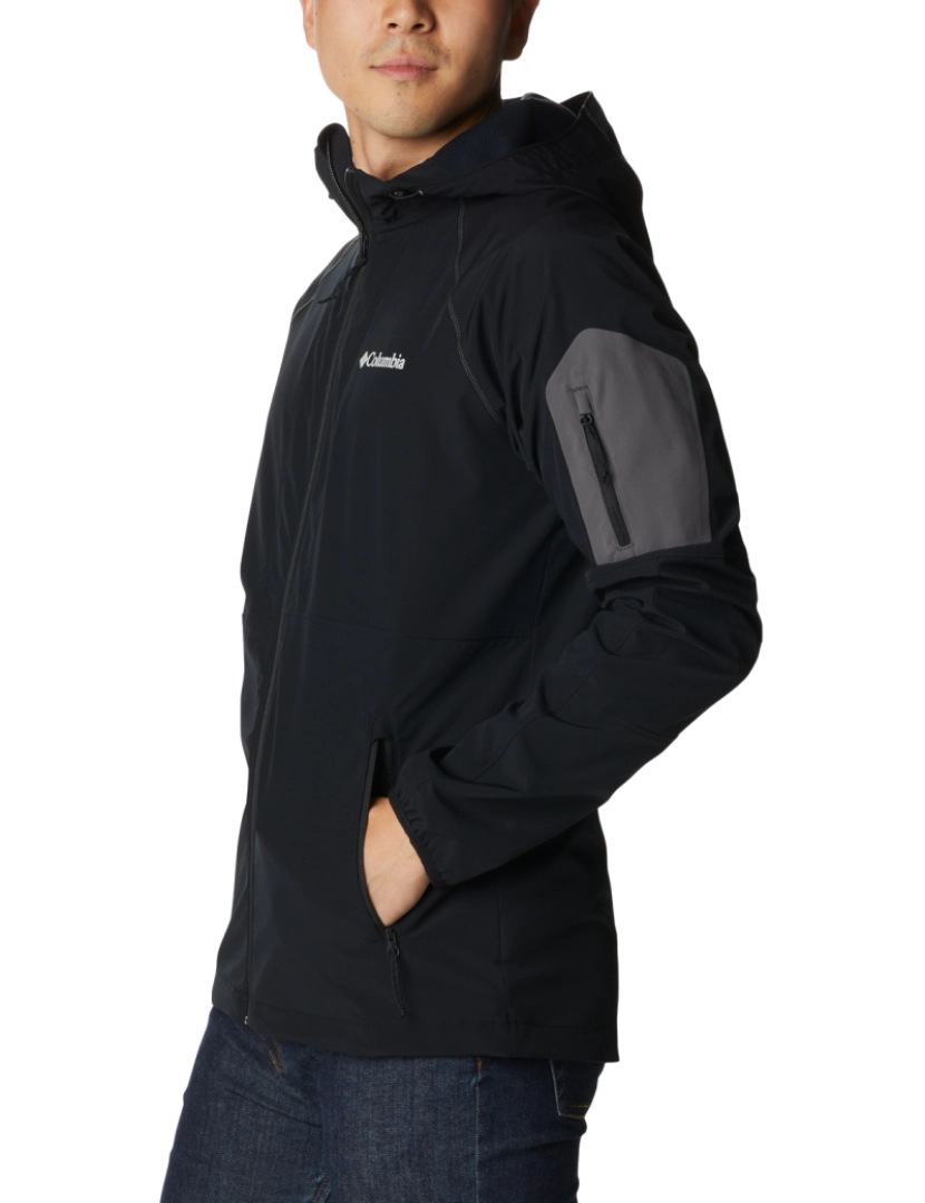 imagem de Tall Heights com capuz Softshell Jacket, Black Jacket4