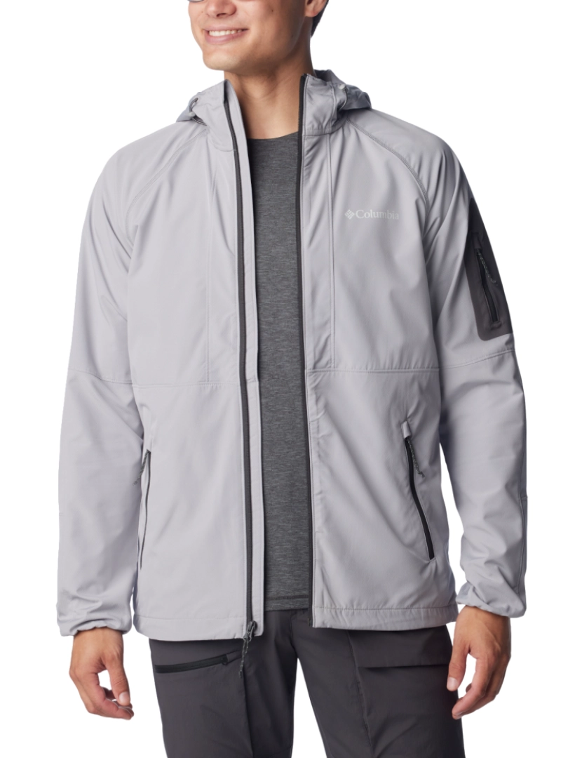 imagem de Tall Heights com capuz Softshell Jacket, jaqueta cinza2