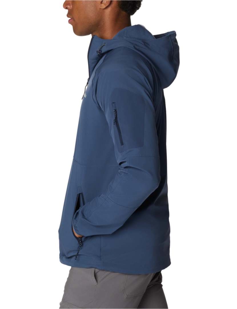 imagem de Tall Heights com capuz Softshell Jacket, casaco da Marinha4