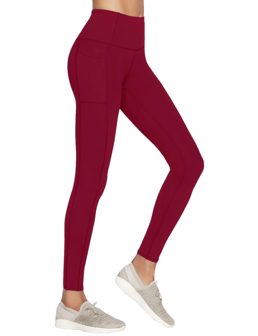 imagem de Caminhe alto cintura Legging, Red Leggings2