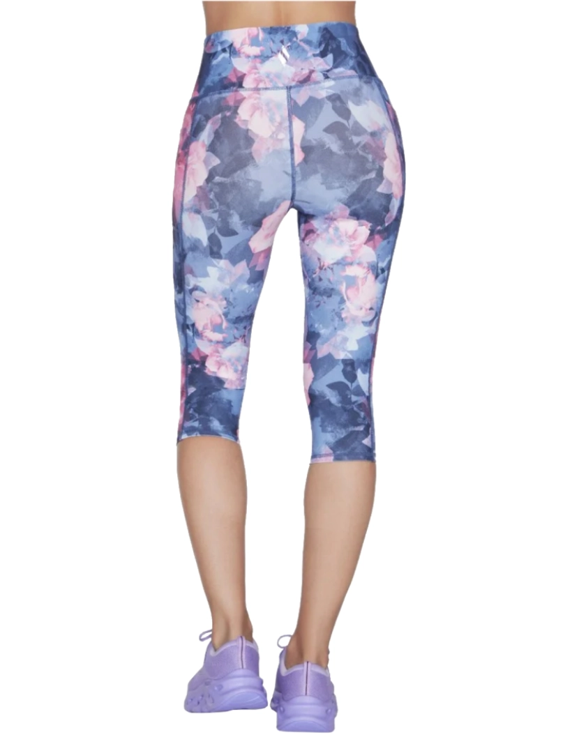 imagem de Caminhada alta cintura Summer Rose Capri Leggins, Multicolor Leggings2