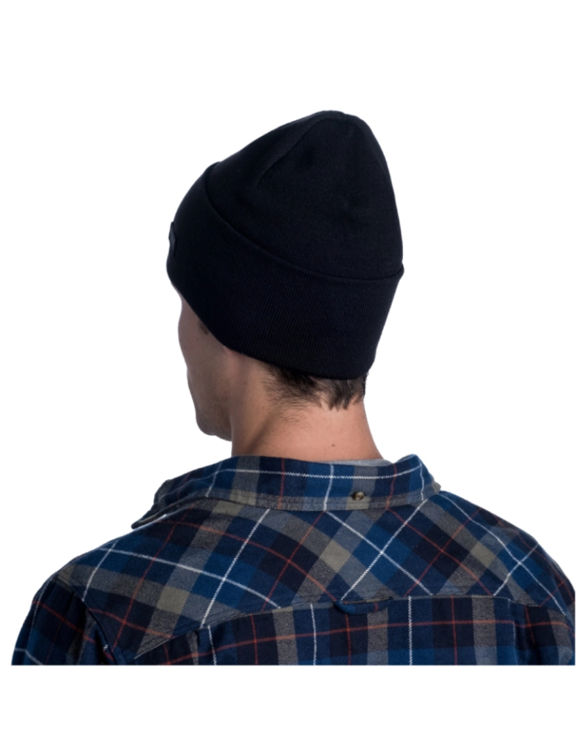 imagem de Niels tricô chapéu Beanie, Black Beannie4