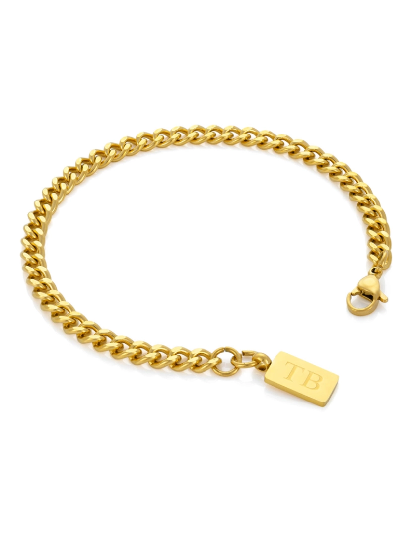 Twobrothers - Pulseira Homem Hudson Gold